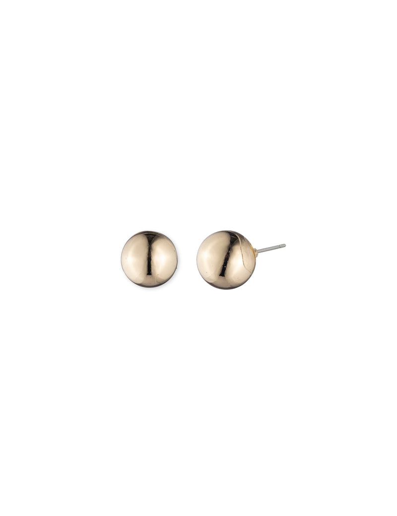 Anne Klein Gold-Tone Ball Stud Earrings