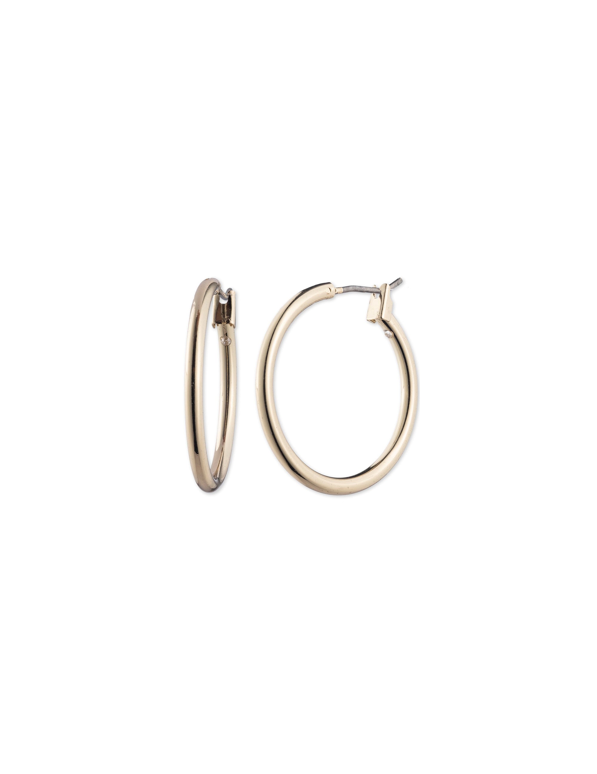 Anne Klein Medium Gold-tone hoop earrings Anne Klein Medium Gold-tone hoop earrings
