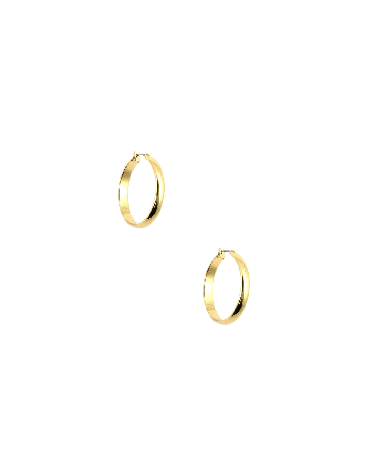 Anne Klein Gold-Tone Small Gold-Tone Hoop Earrings
