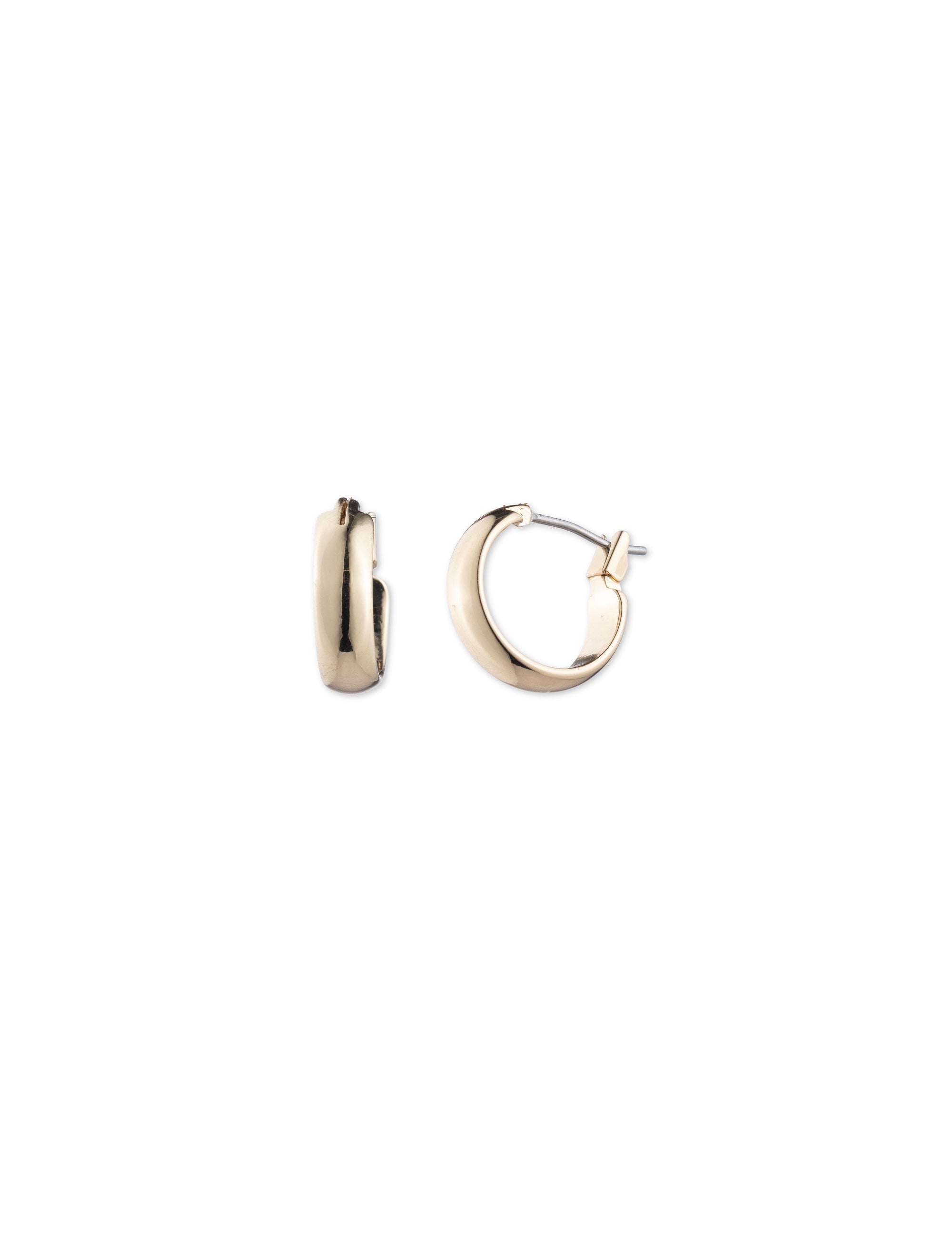 Anne Klein Gold-Tone Mini Hoop Gold-Tone Earrings