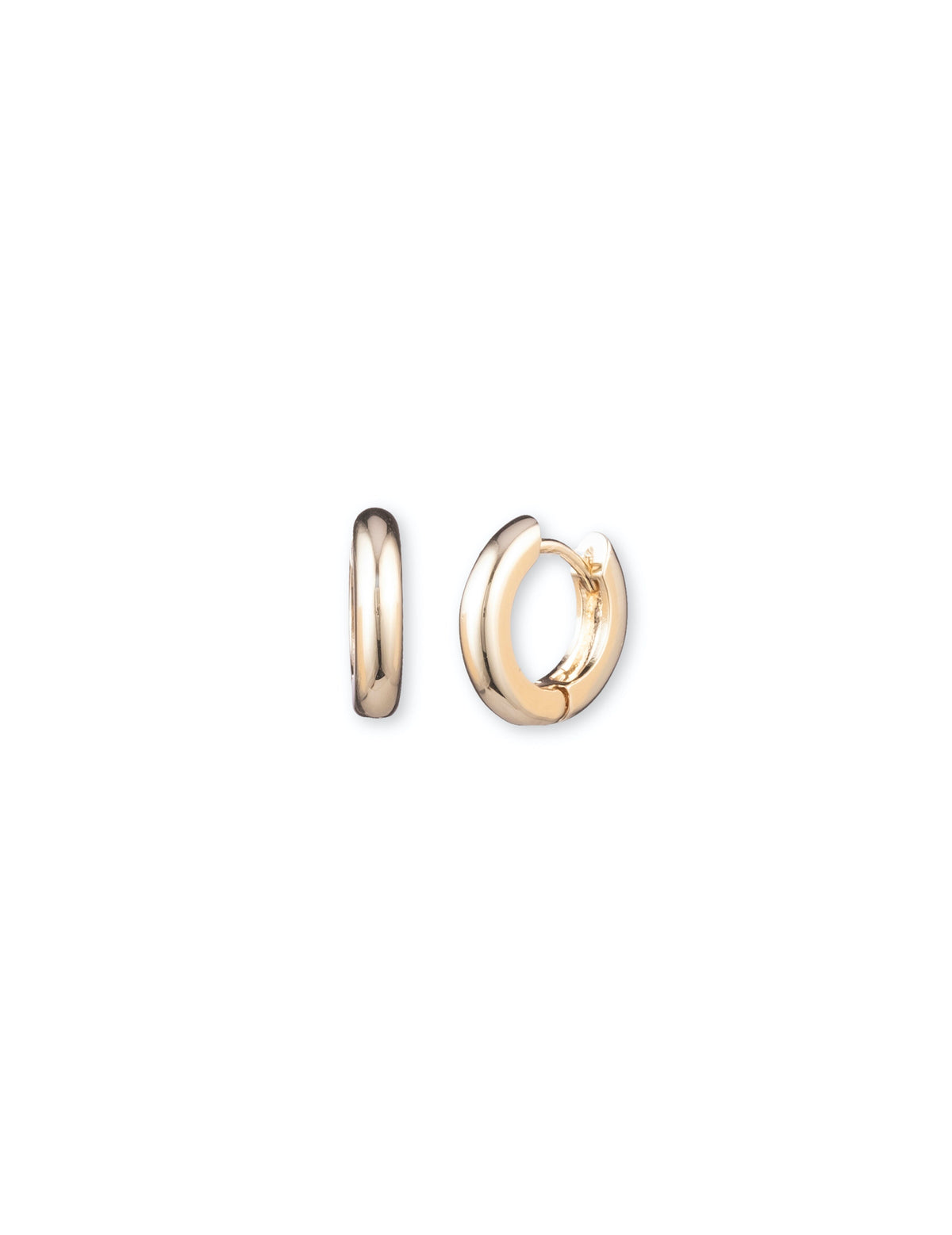 Anne Klein Gold-Tone Gold-Tone Huggie Hoop Earrings