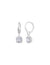 Anne Klein Silver-Tone Silver-Tone Cubic Zirconia Drop Earrings