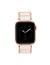 Anne Klein Blush/Rose Gold-Tone Premium Crystals Ceramic Bracelet Band for Apple Watch®