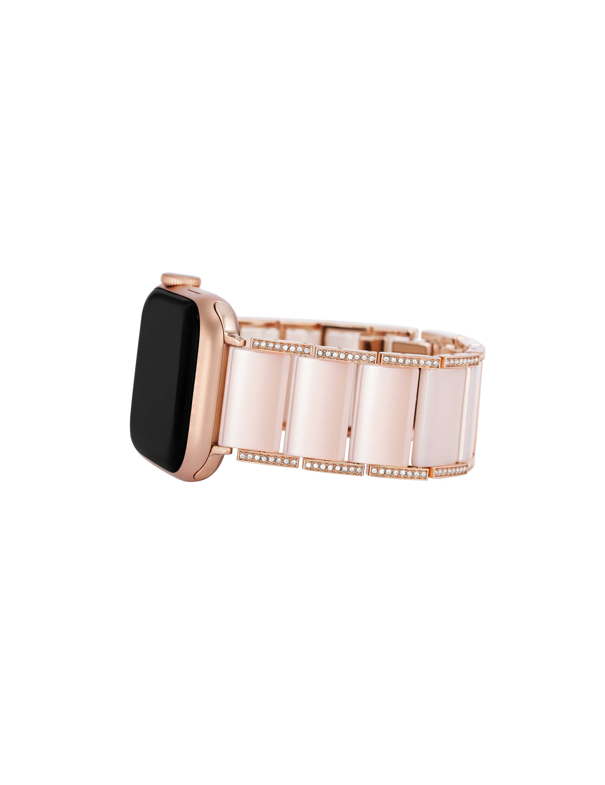 Enamel Link Bracelet Band for Apple Watch¨ Blush/Rose Gold-Tone
