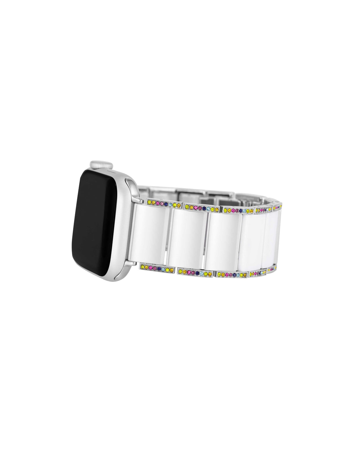 Anne Klein  Premium Crystals Ceramic Bracelet Band for Apple Watch®