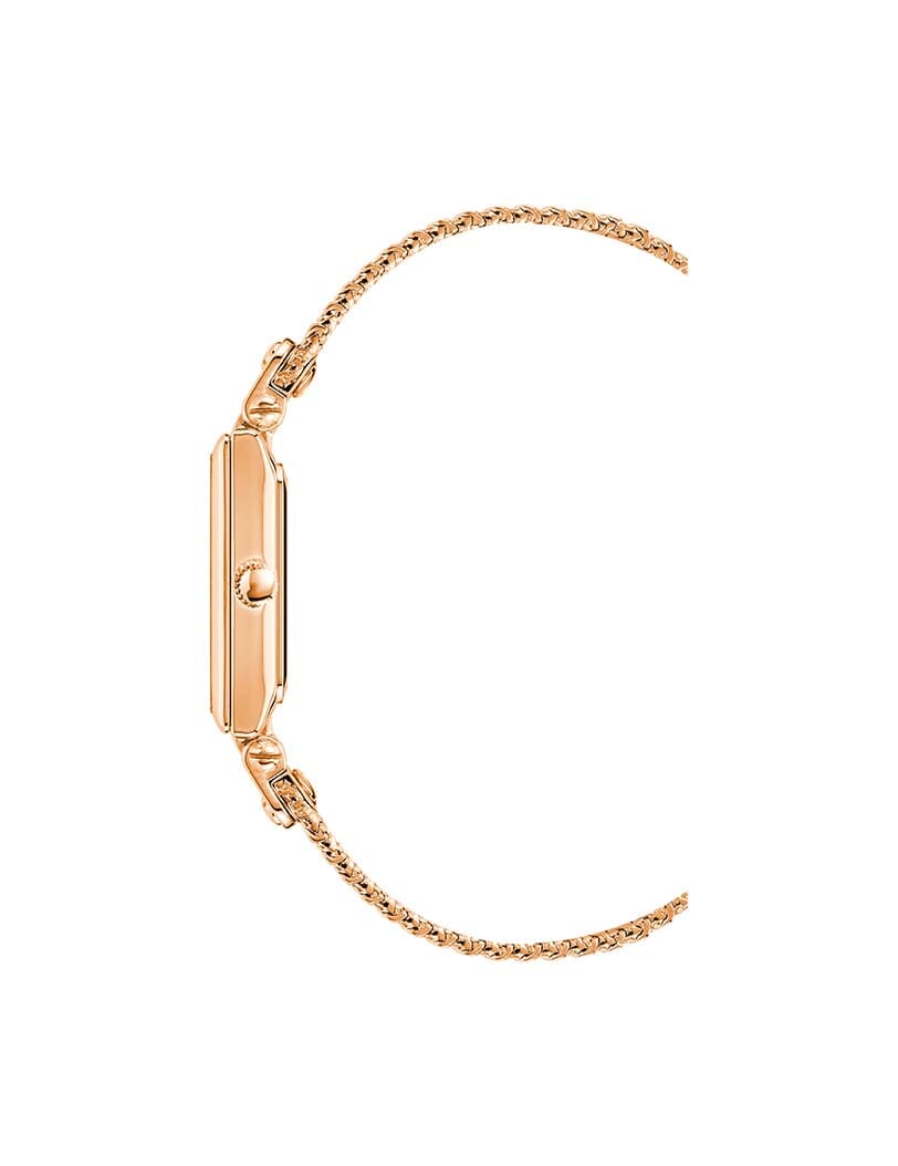 Anne Klein  Rectangular Case Mesh Bracelet Watch