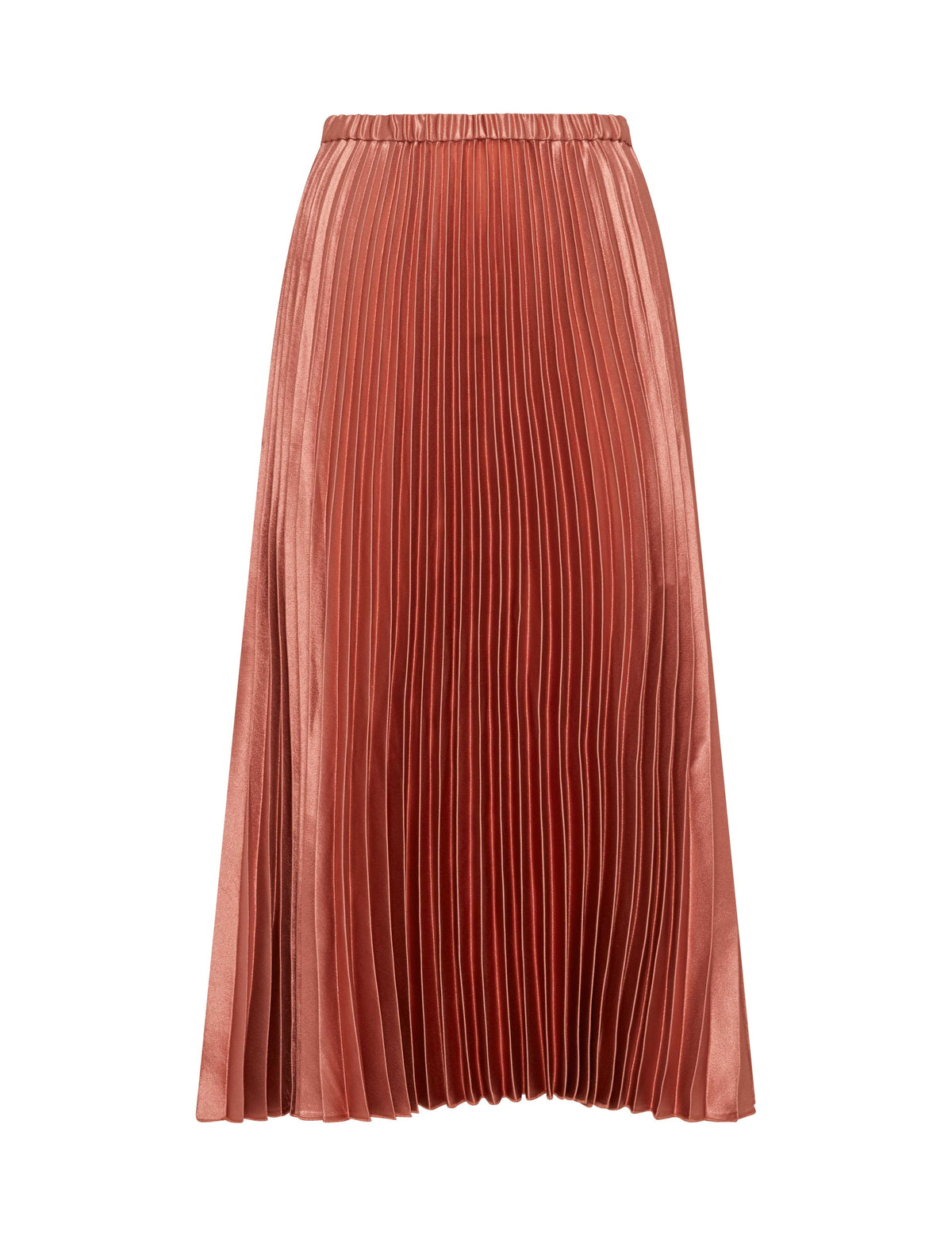 Anne Klein Anise Satin Pleated Maxi Skirt- Sale