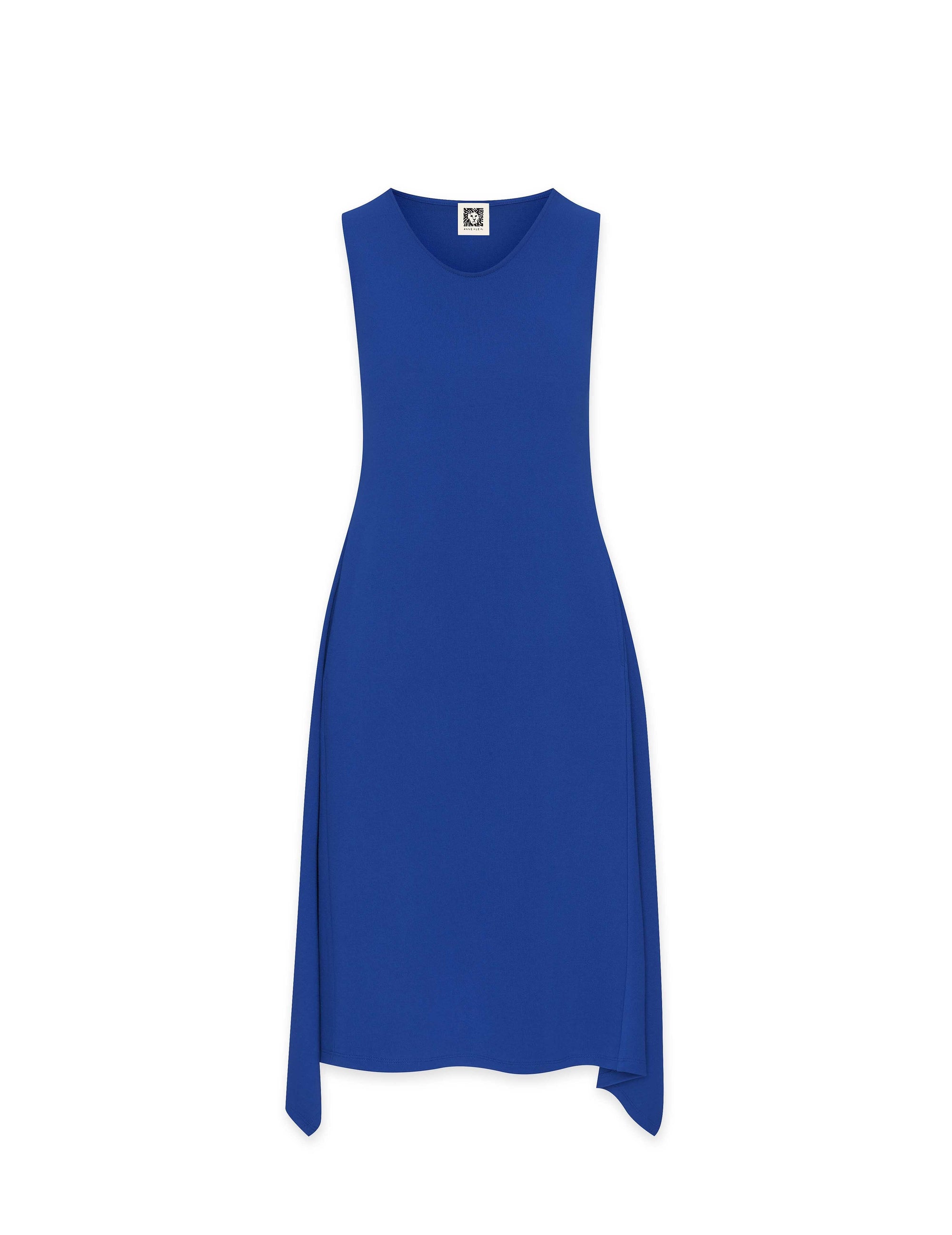 Anne Klein Magritte Blue Serenity Knit Gusset Dress- Clearance