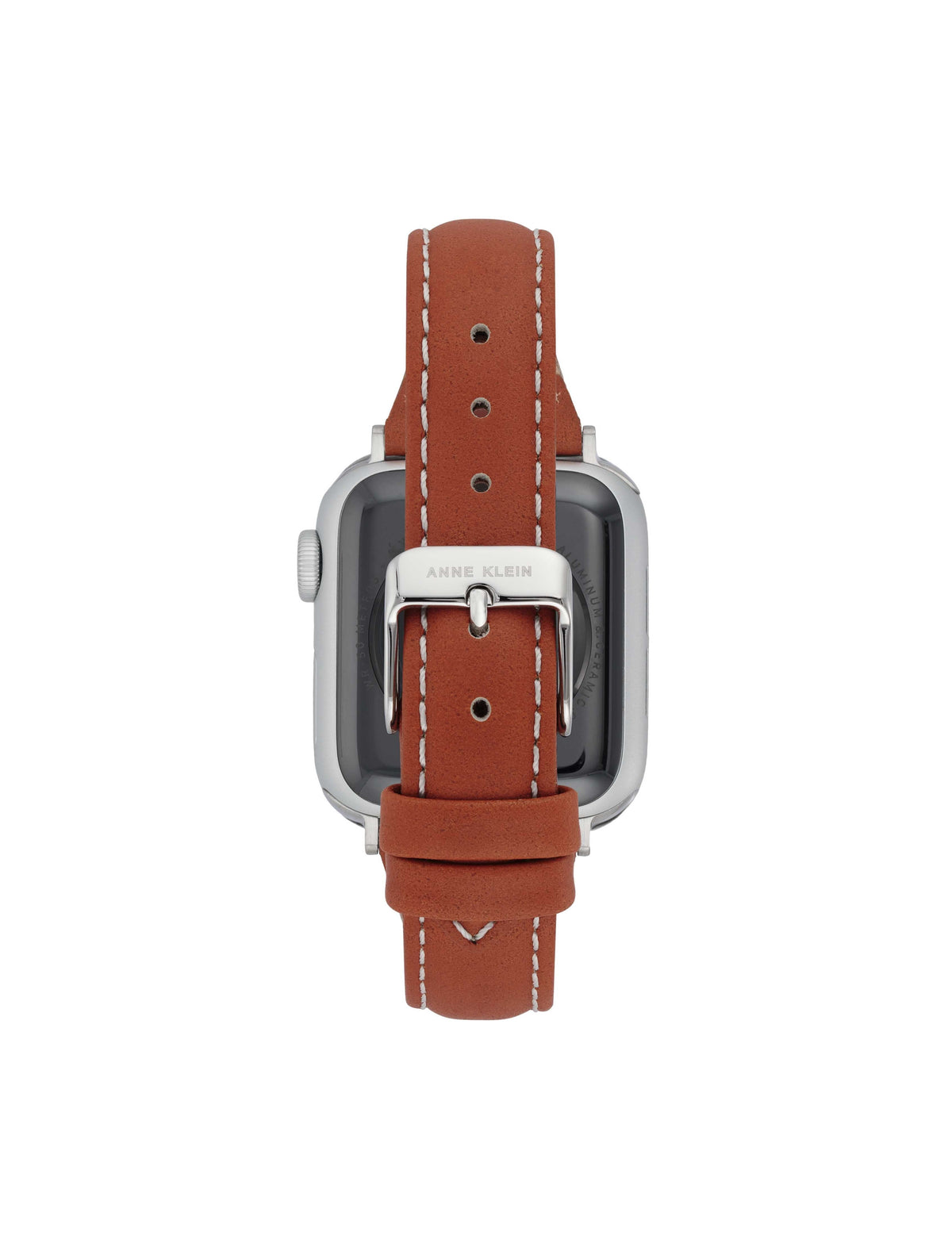 Anne Klein  Stitched Leather Band for Apple Watch®