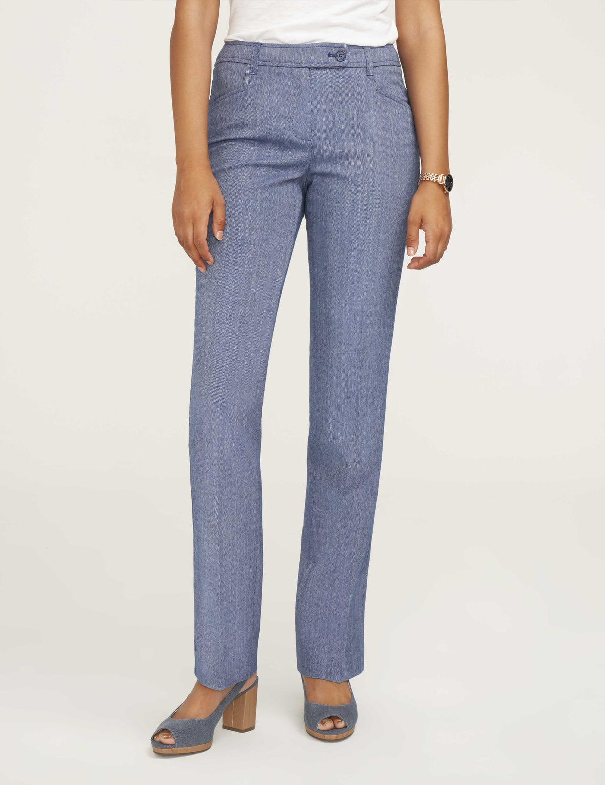 Anne Klein  Twill Ridge Crest Duke Pant- Sale