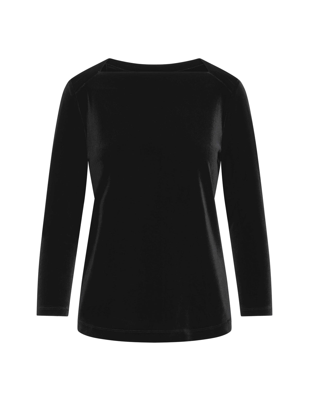 Anne Klein Anne Black Velour Envelope Top- Sale