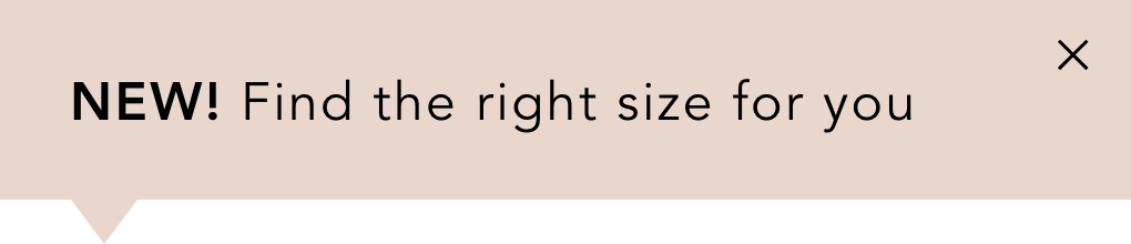 Find the right size for you